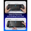 imageJSAUX Split Protective Case for Nintendo Switch 2 TPU Middle Frame ampamp PC Front Cover NonSlip Ergonomic Grip Storage for 10 Game Cards Supports Stand Use Shock Absorption ampamp AntiScratchPC0114