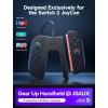 imageJSAUX Switch 2 Charging Grip for Nintendo Switch 2 Magnetic Grip Controller Compatible with Switch 2 Joycons Play While Charging with LED Indicatorampamp 15m49ft Charger CableBlackGrip
