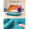 imageJSAUX Tablet Pillow Stand Tablet Stand Holder Dock for Lap Bed and Desk Compatible with iPad Pro 11 105 97 102 Air Mini Kindle Tablets Phones EReader Books and More 411 devices Navy BlueGreen