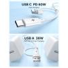 imageJSAUX USB C to 35mm Headphone and Charger Cable 2in1 USB C to Aux Audio Jack with PD 60W Fast Charging Compatible with iPhone 15 Pro Max15 Plus iPad Pro Samsung Galaxy S23 S22 Pixel 765FT