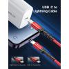 imageJSAUX USB C to Lightning Cable 6FT Apple MFi Certified iPhone Cord Compatible with iPhone 1414 Plus14 Pro14 Pro Max1313 Mini13 Pro13 Pro Max12 Pro Max11 Pro Max  RedRed