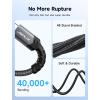 imageJSAUX USB C to USB C Cable 10FT 100W Right Angle Fast Charging Cord for iPhone AiriPhone 17iPhone 17 Pro Max Nintendo Switch 2 Steam Deck ROG Ally MacBook iPad Galaxy S25 S24 iPhone 1516Grey