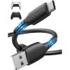 imageJSAUX Charging Cable for PS5 Controller 10FT USB C AntiInterference Magnetic Ring Fast Charger Cord for PS5 DualSense ControllerXBox Series XSSwitch 2 ProLite ControllerSteam Deck