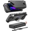 imageJSAUX PC0111 ModCase Compatible with ASUS ROG Ally X 2024 ROG Ally X Case with Detachable Front Shell Include Protective Case Face Cover Metal Bracket and Strap  Basic SetPower Bank Set