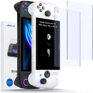 imageJSAUX AntiGlare Screen Protector for ROG Xbox AllyROG Xbox Ally X 2025  ROG Ally 2Pack Matte 9H Hardness Tempered Glass with Guide Frame 7quot AntiScratch Screen Protector for ASUS ROG Ally XAntiGlare