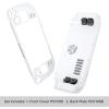 imageJSAUX Back Plate Vents Version Compatible with Steam Deck LCD DIY Replacement Full Shell Case Compatible with Steam Deck LCD WhiteWhite FrontBack