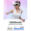 imageJSAUX Battery Pack for Oculus Quest 3 2 10000mAh PD Fast Charger Infrared Function Battery Pack VR Extend Power Accessories Compatible with Oculus Quest 2 Meta Quest 3 Meta Quest 3SWhite