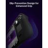 imageJSAUX Silicone Grip Protection Case Compatible with Steam Deck OLEDLCD Steam Deck Grip Steam Deck GripSkin GripArmor Silicone Sleeve Set one Left and one Right  GP0016 GreyBlack