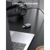 imageUSB Audio Adapter JSAUX USB to Audio Jack Sound Card Adapter with 35mm TRRS Headphone and Microphone External USB Sound Card Compatible with Laptop Desktops Windows MAC Linux PC PS5 PS4Grey