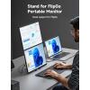 imageJSAUX FlipGo Portable Stand Mount for 135 156 16 Inches Portable Monitor Extender Screen  Black