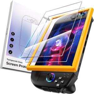 imageJSAUX 2Pack Anti Glare Screen Protector for Legion Go Gen 2 Handheld 88 2025 Easy to Install with Guiding Frame 88 inch Full Coverage Matte Tempered Glass Protector AccessoriesHD Clarity