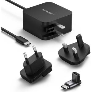 image65W USB C Charger JSAUX 10FT Cable 65 Watt Laptop Wall Fast Charger Compatible with ROG Ally Steam Deck MacBook ProAir Chromebook Huawei Matebook Dell Lenovo ASUS and Any Laptops or Phones65 watt