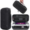 imageJSAUX Slim Travel Case for Lenovo Legion Go  Go S  Go 2 Compact Hard Shell Carrying Pouch for Console Holds 8 MicroSD Cards and 5 Card Readers Includes Carry Strap BlackLarge Capacity