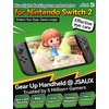 image:imageJSAUX 2Pack 97 Blue Light Blocking Tempered Glass Screen Protector for Nintendo Switch 2 Easy to Install with Guide Frame Eye Strain Relief 9H Hardness Scratch Resistant Accessories for Switch2Blue Light Block