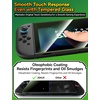 image:imageJSAUX 2Pack 97 Blue Light Blocking Tempered Glass Screen Protector for Nintendo Switch 2 Easy to Install with Guide Frame Eye Strain Relief 9H Hardness Scratch Resistant Accessories for Switch2Blue Light Block