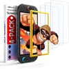 image:imageJSAUX 2Pack 97 Blue Light Blocking Tempered Glass Screen Protector for Nintendo Switch 2 Easy to Install with Guide Frame Eye Strain Relief 9H Hardness Scratch Resistant Accessories for Switch2HD Clarity