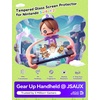 image:imageJSAUX 2Pack 97 Blue Light Blocking Tempered Glass Screen Protector for Switch 2 Place amp Pull Guide Frame for Easy Installation Ultra Clear 9H Hardness Anti Fingerprint Eye Strain ReliefHD Clarity