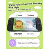 image:imageJSAUX 2Pack 97 Blue Light Blocking Tempered Glass Screen Protector for Switch 2 Place amp Pull Guide Frame for Easy Installation Ultra Clear 9H Hardness Anti Fingerprint Eye Strain ReliefBluelight Blocking