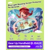 image:imageJSAUX 2Pack 97 Blue Light Blocking Tempered Glass Screen Protector for Switch 2 Place amp Pull Guide Frame for Easy Installation Ultra Clear 9H Hardness Anti Fingerprint Eye Strain ReliefBluelight Blocking