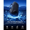 image:imageJSAUX Carrying Case for PlayStation Portal Portable Dual Layer Travel Case  Built In Cable Port USB C Cable Included Hard Shell Protection Fits Charger and Accessories