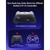 image:imageJSAUX 5 in 1 Charging Dock for Switch 2 Pro Controller amp Switch 12 Joypad Foldable for Easy Storage Durable PCABS Material LED Indicators Holds 4 Game Cards amp 4 SD Cards Includes 15m Cable