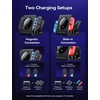 image:imageJSAUX 5 in 1 Charging Dock for Switch 2 Pro Controller amp Switch 12 Joypad Foldable for Easy Storage Durable PCABS Material LED Indicators Holds 4 Game Cards amp 4 SD Cards Includes 15m Cable
