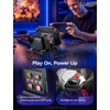 image:imageJSAUX 5 in 1 Charging Dock for Switch 2 Pro Controller amp Switch 12 Joypad Foldable for Easy Storage Durable PCABS Material LED Indicators Holds 4 Game Cards amp 4 SD Cards Includes 15m Cable