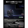 image:image3 in 1 Charging Dock for Nintendo Switch 2 JoyCon and Pro Controller WEOTOO Controller Charger with LED Indicator SpaceSaving Storage Stand Accessories for Switch2 2025BlackGrey