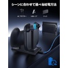image:image3 in 1 Charging Dock for Nintendo Switch 2 JoyCon and Pro Controller WEOTOO Controller Charger with LED Indicator SpaceSaving Storage Stand Accessories for Switch2 2025BlackGrey