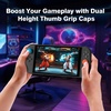 image:image8 Pack Thumb Grips Compatible with Nintendo Switch 2 2025 WEOTOO Thumb Grip Caps for Switch 2 Enhanced Gaming Grip Set Joycon Grip Button Stick Cover Improve Control and Guard Joystick WearBlue and Orange