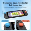 image:image8 Pack Thumb Grips Compatible with Nintendo Switch 2 2025 WEOTOO Thumb Grip Caps for Switch 2 Enhanced Gaming Grip Set Joycon Grip Button Stick Cover Improve Control and Guard Joystick WearBlue and Orange