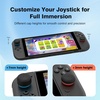 image:image8 Pack Thumb Grips Compatible with Nintendo Switch 2 2025 WEOTOO Thumb Grip Caps for Switch 2 Enhanced Gaming Grip Set Joycon Grip Button Stick Cover Improve Control and Guard Joystick WearBlack