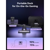 image:imageJSAUX 65W Switch Dock with 4K120Hz HDMI 65W PD Fast Charging USB A Port USB C TV Docking Station Compatible with SwitchSteam DeckROG AllySamsungiPadMacBook and More  OmniCentro Charger DockBlack