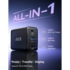 image:imageJSAUX 65W Switch Dock with 4K120Hz HDMI 65W PD Fast Charging USB A Port USB C TV Docking Station Compatible with SwitchSteam DeckROG AllySamsungiPadMacBook and More  OmniCentro Charger DockBlack