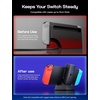 image:imageJSAUX Docking Station for Switch 7in1 Portable TV Dock with 4K120Hz HDMI Gigabit Ethernet USB A and USB C 31 100W PD Charging Travel Dock Compatible with Switch  HB0704