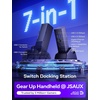 image:imageJSAUX Docking Station for Switch 7in1 Portable TV Dock with 4K120Hz HDMI Gigabit Ethernet USB A and USB C 31 100W PD Charging Travel Dock Compatible with Switch  HB0704