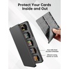 image:imageWEOTOO Game Card Case for Nintendo Switch 2 2025 Switch OLED amp Lite Hard Storage Box for 20 Game Cartridges amp 20 Micro SD Cards Compact Gaming Card Organizer  Black