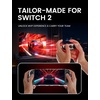 image:imageWEOTOO Protective Case for Nintendo Switch 2 2025 Split Design Shell Clear Switch 2 Case ScratchResistant Shockproof Ergonomic Cover Accessories for JoyCon Controller amp Console