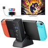 image:imageJSAUX Docking Station for Switch 7in1 Portable TV Dock with 4K120Hz HDMI Gigabit Ethernet USB A and USB C 31 100W PD Charging Travel Dock Compatible with Switch  HB0704