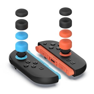 image:image8 Pack Thumb Grips Compatible with Nintendo Switch 2 2025 WEOTOO Thumb Grip Caps for Switch 2 Enhanced Gaming Grip Set Joycon Grip Button Stick Cover Improve Control and Guard Joystick WearBlue  Orange and Black