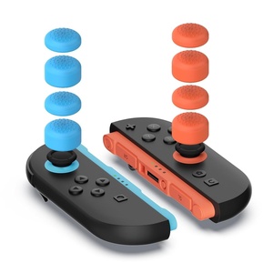 image:image8 Pack Thumb Grips Compatible with Nintendo Switch 2 2025 WEOTOO Thumb Grip Caps for Switch 2 Enhanced Gaming Grip Set Joycon Grip Button Stick Cover Improve Control and Guard Joystick WearBlue and Orange