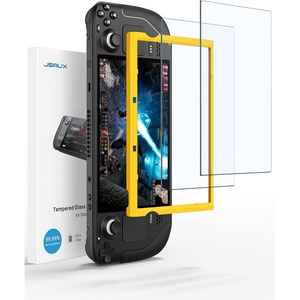 image:imageJSAUX 2Pack Obsidian AR Screen Protector for Steam Deck AntiReflection amp Ultra Clear 10H Hardness Easy to Install with Guide Frame Scratch Resistant Tempered Glass for Steam Deck LCD amp OLEDHD Clarity