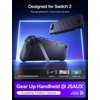image:imageJSAUX GoJoy Case for Switch 2 Dockable Split Case with Hidden Adjustable Metal Stand PC Front Cover NonSlip Ergonomic Grip 8 Game Card Storage Drop Protection  PC0118A