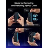 image:imageJSAUX GoJoy Case for Switch 2 Dockable Split Case with Hidden Adjustable Metal Stand PC Front Cover NonSlip Ergonomic Grip 8 Game Card Storage Drop Protection  PC0118A